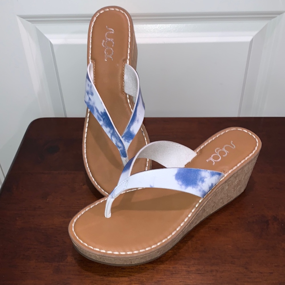 SUGAR DARYN NEW SIZE 10M GORGEOUS WEDGE SANDALS